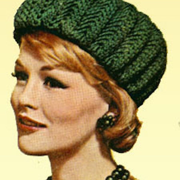 Crochet Pillbox Bubble Hat Pattern