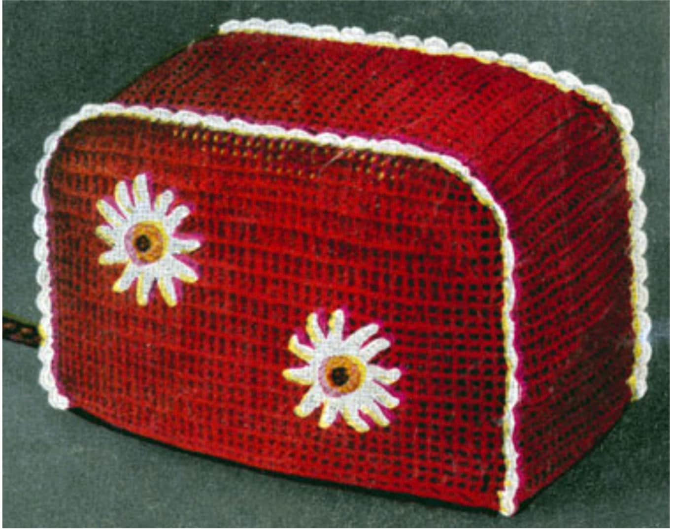 Vintage Crochet Toaster Cover Pattern Etsy