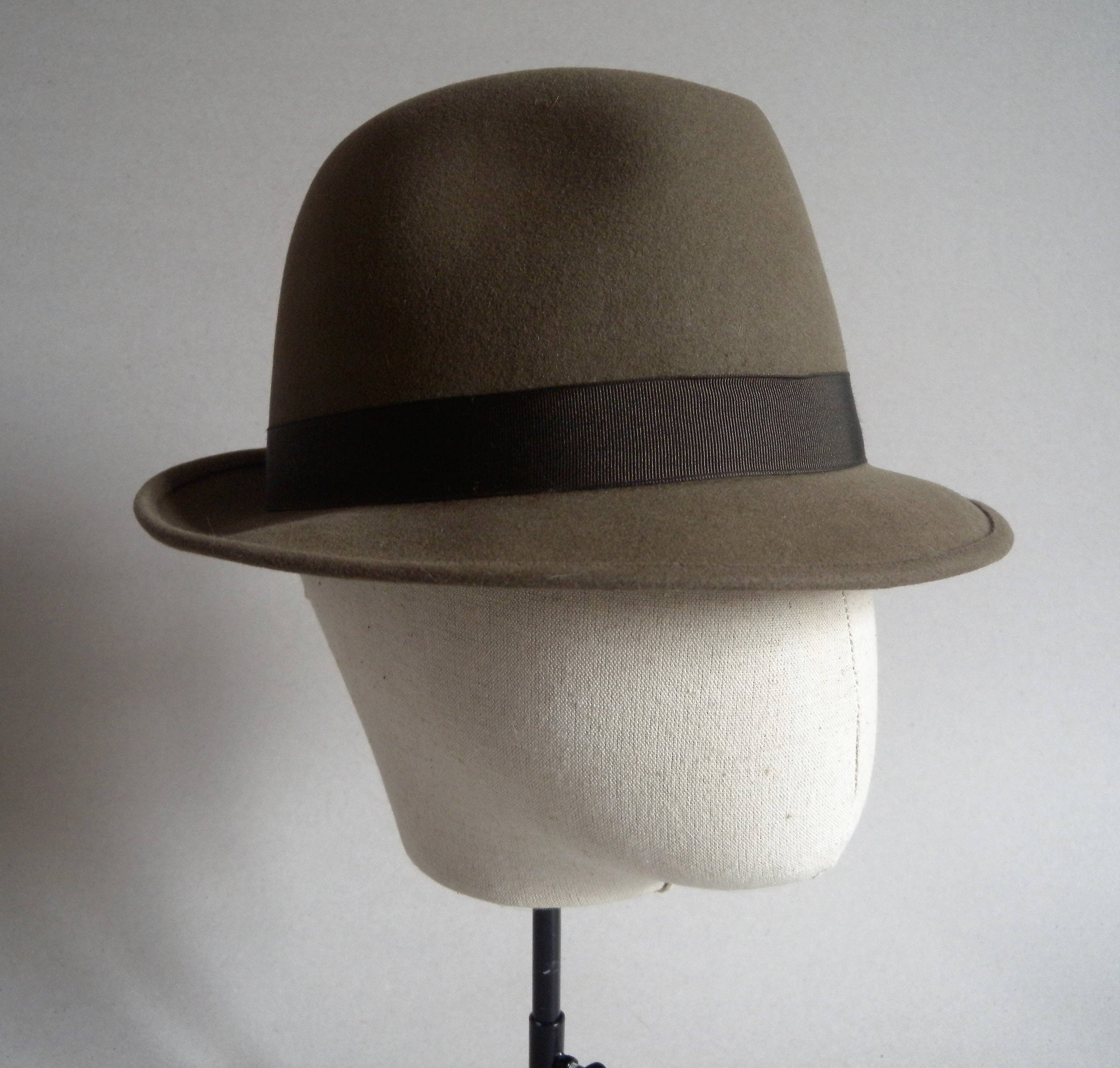 Vintage Brown Fur Felt Barbisio Fedora 