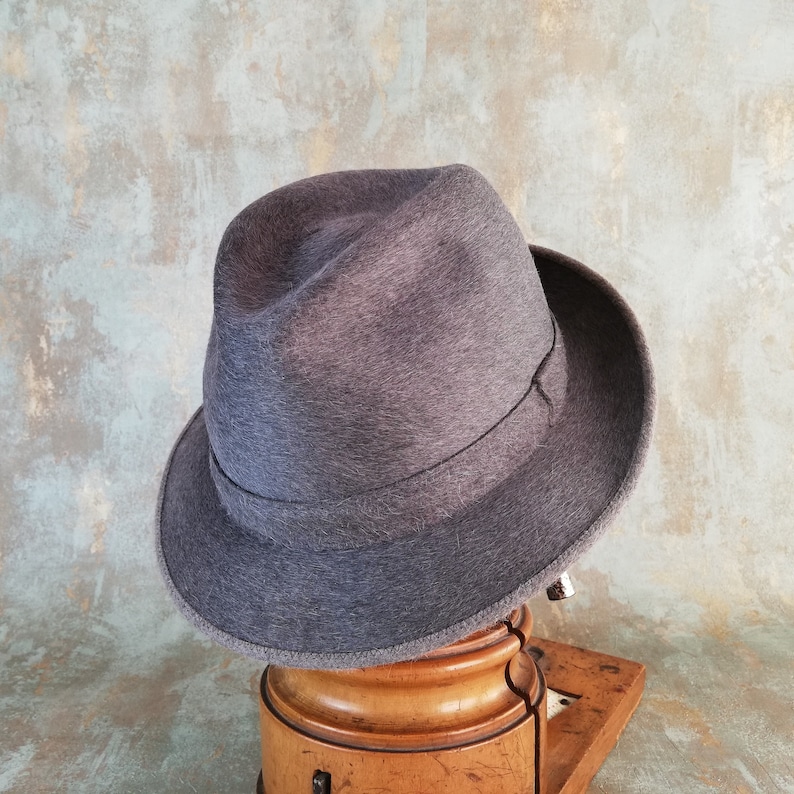 Furry Barbisio Fedora Hat From 80s. Size 61 Cm. US 7 5/8. - Etsy
