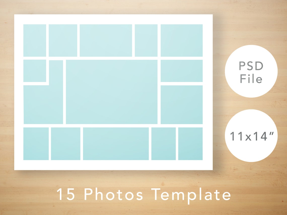 11x14 quot Photo Collage Template Photoshop Collage Mood Board Template 11x14 quot Photo Collage Template Photoshop Collage Mood Board Template