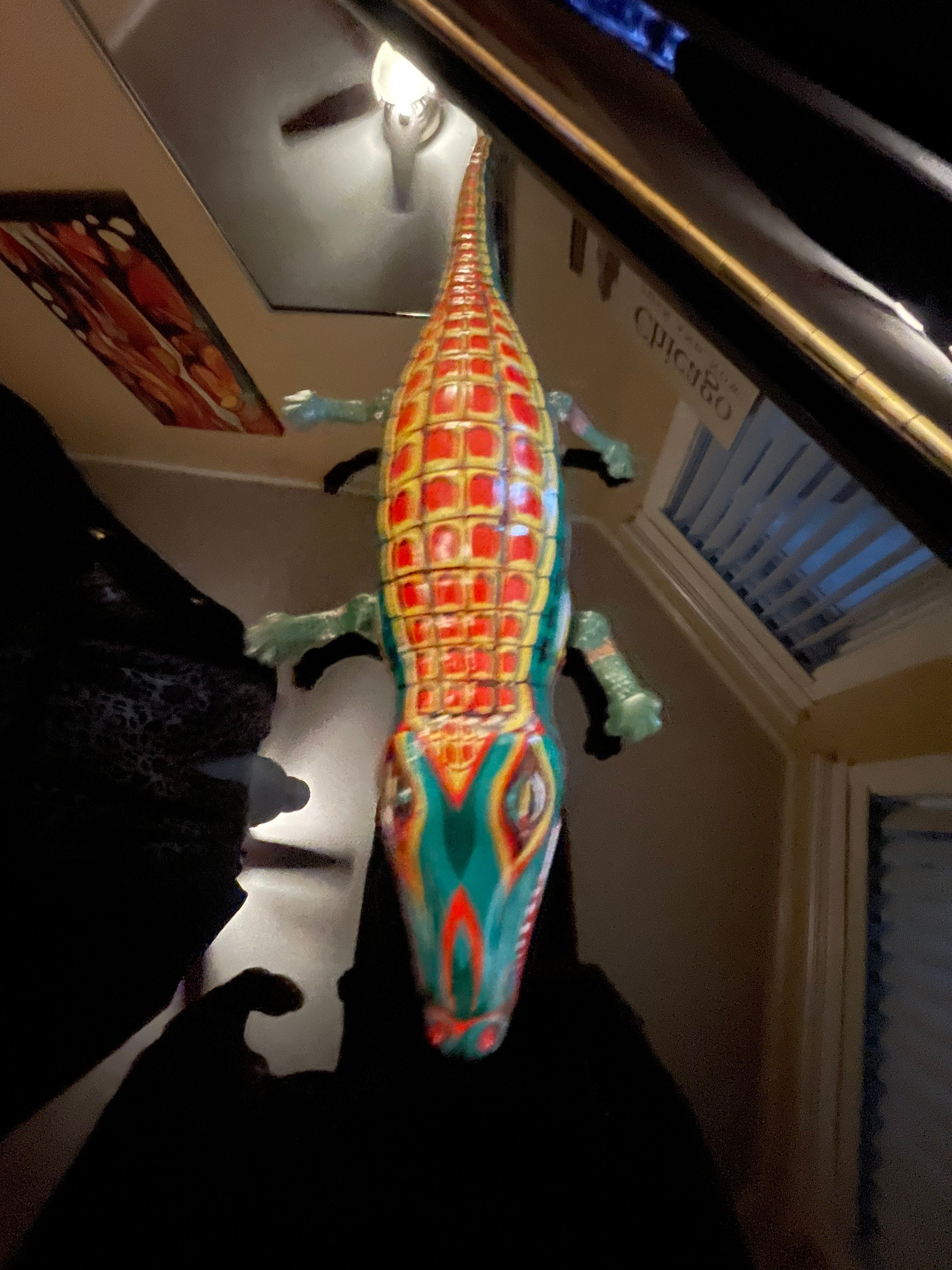 Tin toy Collectible alligator wind up vintage toy Etsy