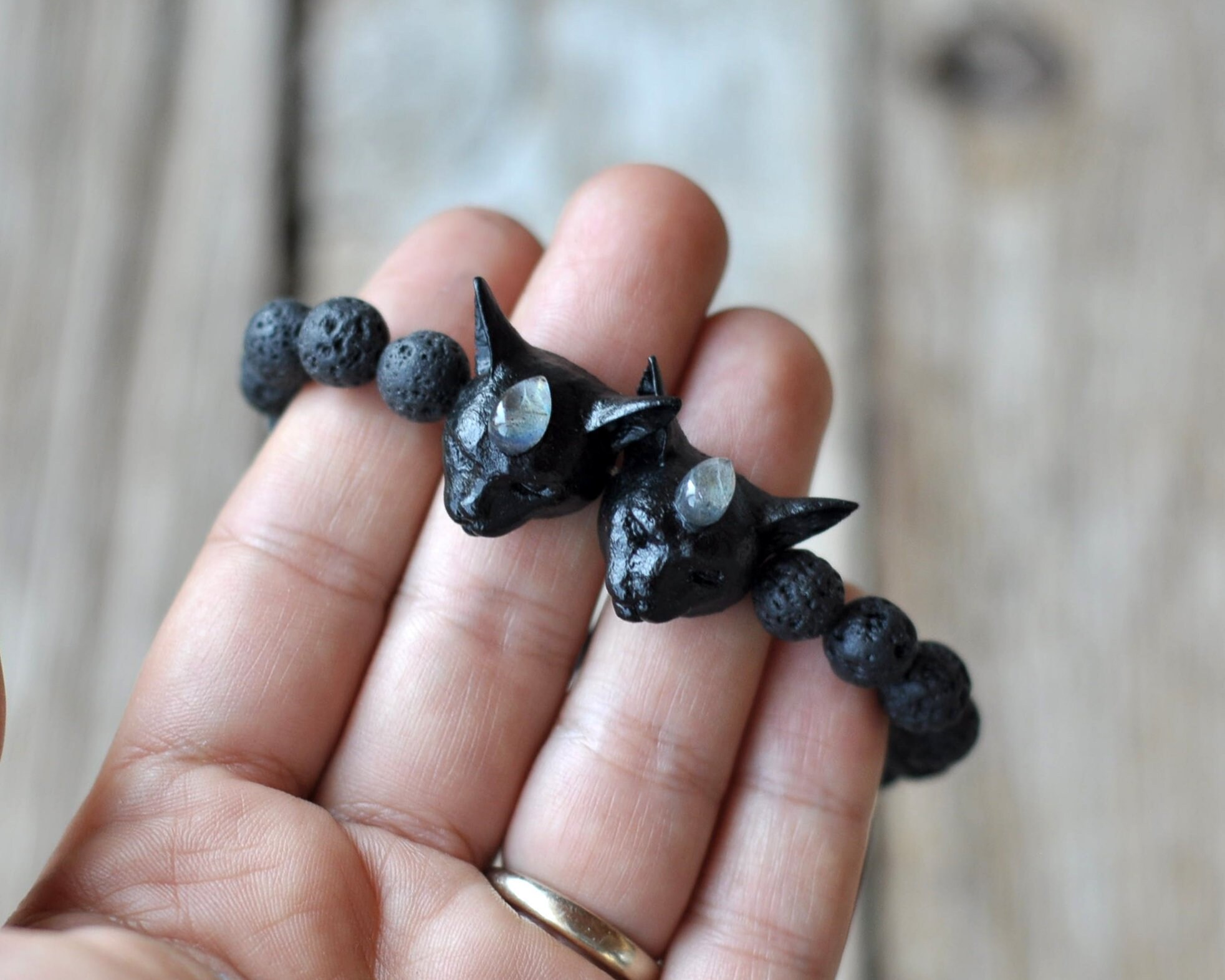 black cat bracelet