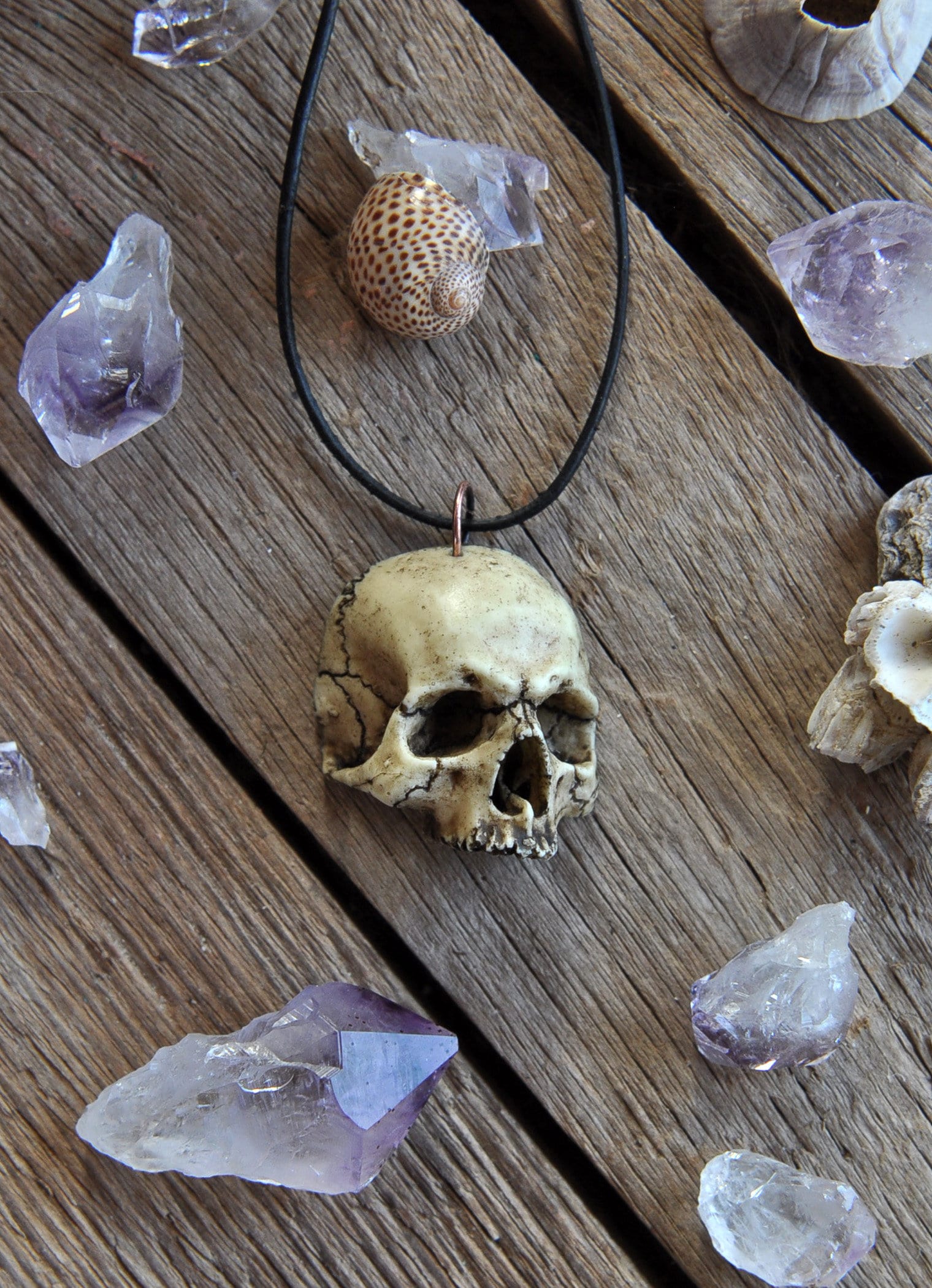 Gothic Skull Necklace, Realistic Skull Pendant, Skull Jewelry for Women,  Halloween Party Costume, Totenkopf, Larp, Tête De Mort, Skull Gifts 