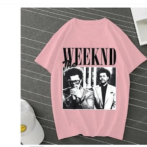 Cantante pop, artista The Weeknd, stampa anime, top, t-shirt, abbigliamento femminile, maglietta da donna, maglietta da cartone animato, manica corta, moda, ragazze