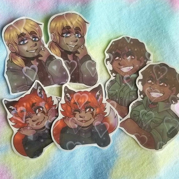 Leaving my Store May 24th !! Boyfriend to Death Holo Stickers! (2.5 inches each!)