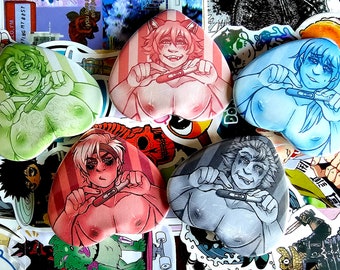 BTD/TPOF Kn0ckedUp Buttons! (3 inches each!)