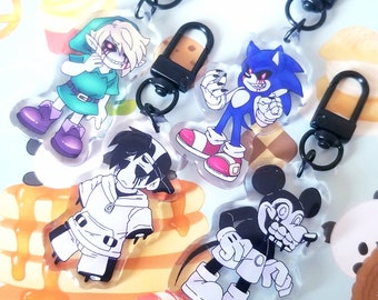 Mini Creepypasta Charms! (2 inches each)