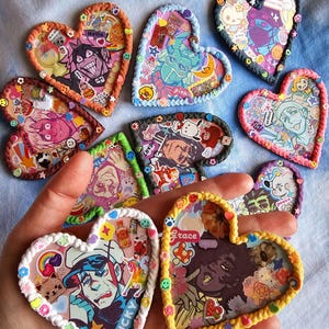8:11 Heart Wooden Plaques! (4 inches each!)