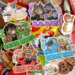 Boyfriend to Death Sticker Set! (4 inches each!)