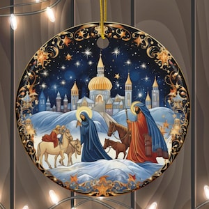 Orthodox Christmas, Jesus Christmas Ornament, Religious Christmas Ornaments, Christian Ornament, Orthodox Gift, Orthodox Christmas 1,3,5,10