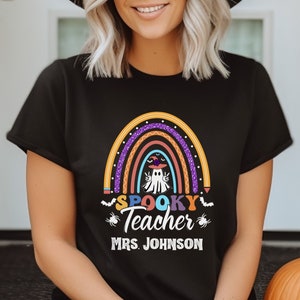 Teacher Halloween Shirt | Halloween Teacher | Read More Books | Spooky Teacher Ghost Shirt | Teacher Teams Shirt | Halloween Party