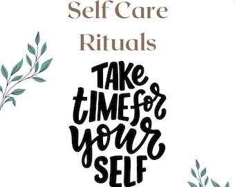 Self Care Checklist Printable: Daily Wellbeing Planner (Digital Download)