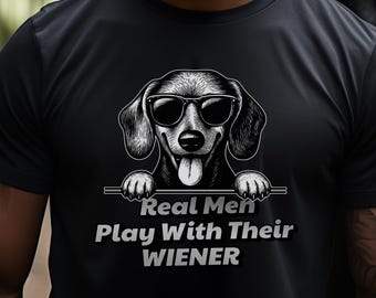 Funny Dachshund T-Shirt: Cocktail Weenies, Wiener Dog Dad Gift