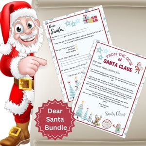 Brief an den Weihnachtsmann, Kinderbrief an den Weihnachtsmann, druckbarer Brief an den Weihnachtsmann, Kinder Weihnachtswunschliste, Lieber Weihnachtsmann Brief, Weihnachtswunschliste, Weihnachtsmann Liste