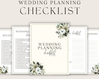 Wedding Planner Checklists Bundle: 12 Essential Guides (PDF Download)