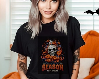 Tis The Season To Be Spooky Shirt T-shirt, Spooky Shirt, Halloween Shirt, Halloween Party Shirt, Funny Halloween Tee, Gift For Halloween