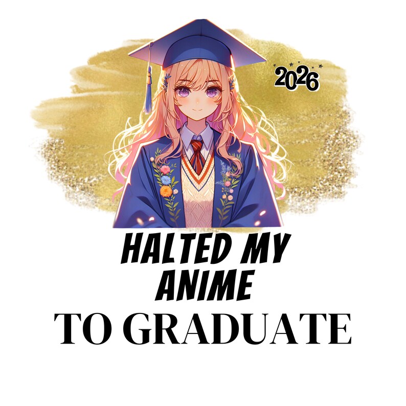 Grad Anime Anime Graduation PNG, Anime Cool Graphic, Anime, Anime Graduation Gift ...