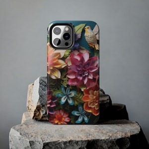 3D Floral iPhone Case: Tough, Impact Resistant, Glossy Finish image 7