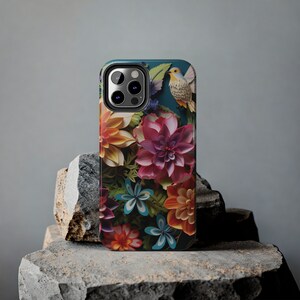 3D Floral iPhone Case: Tough, Impact Resistant, Glossy Finish image 6