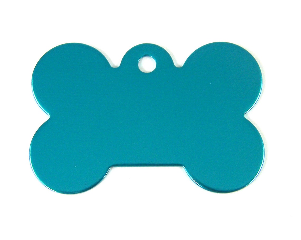 Dog Collar Tag Engraved Bone Shape Personalized Dog Cat ID Etsy