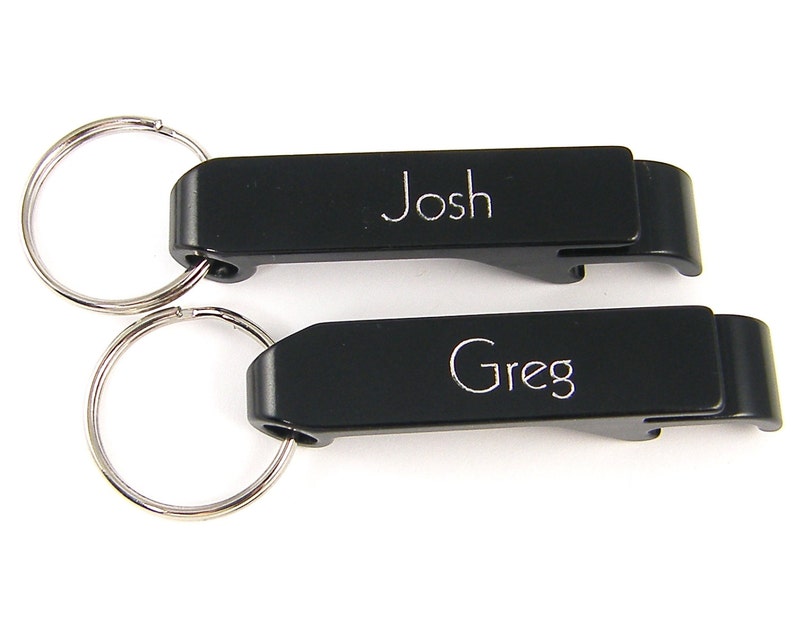 Custom Engraved Keychain Bottle Opener Personalized Gift for Etsy