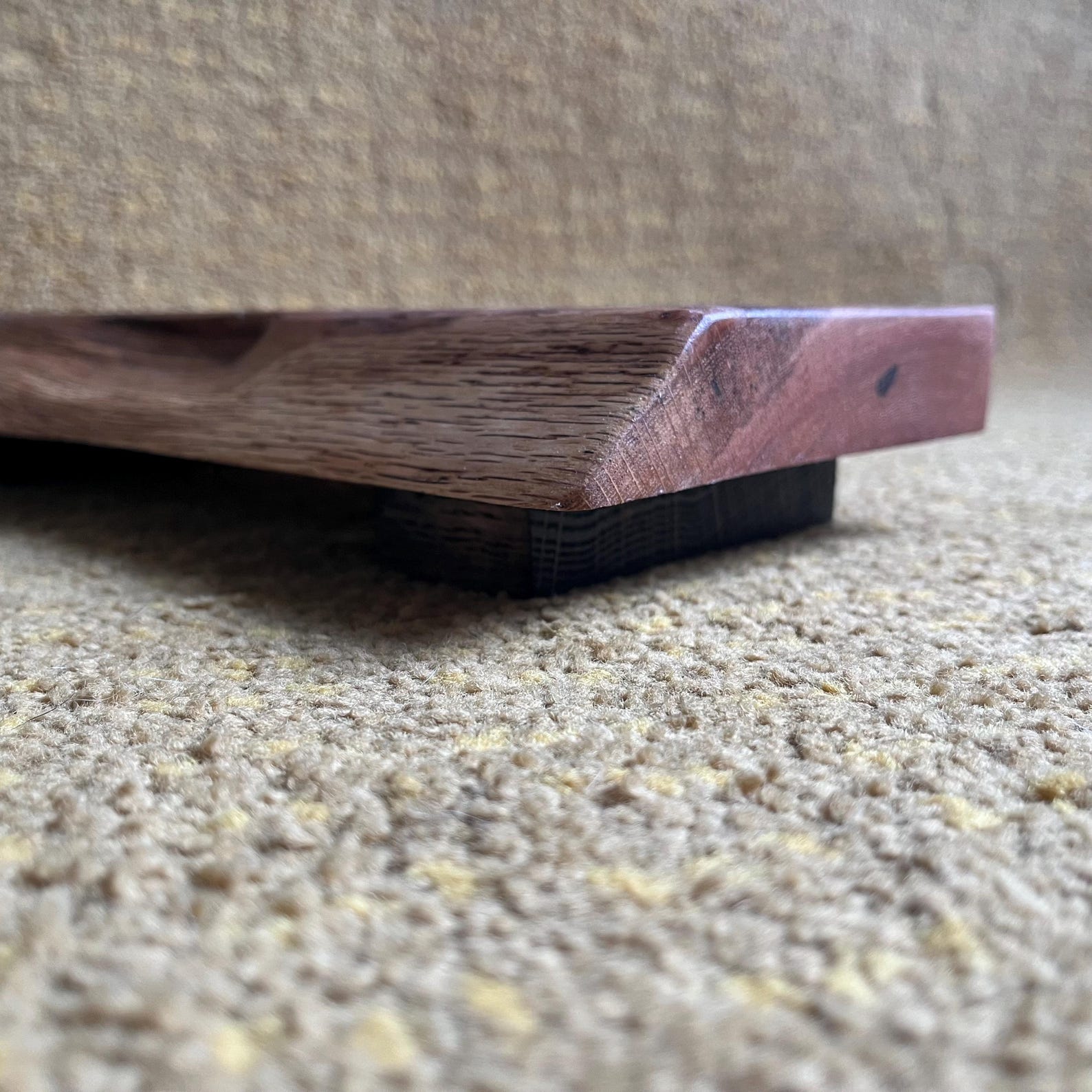 Handmade Rustic Oak Riser Stand - Natural Wood Display Shelf for ...