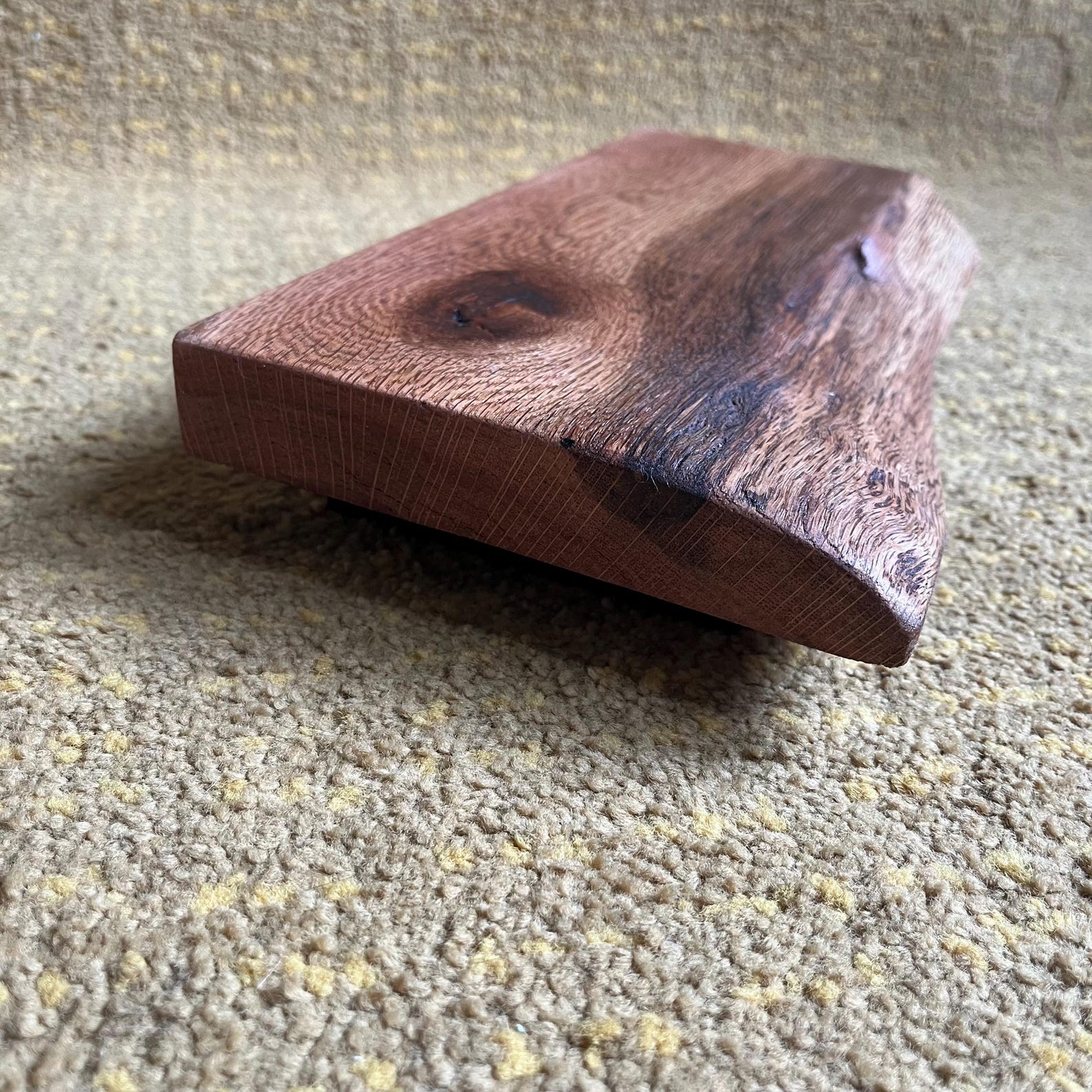 Handmade Rustic Oak Riser Stand - Natural Wood Display Shelf for ...