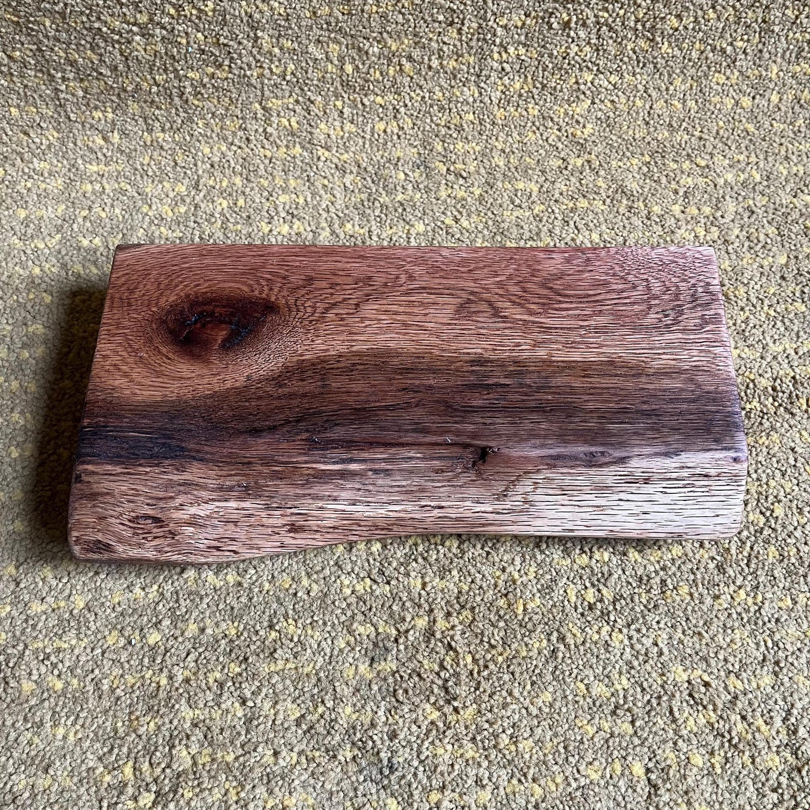 Handmade Rustic Oak Riser Stand - Natural Wood Display Shelf for ...
