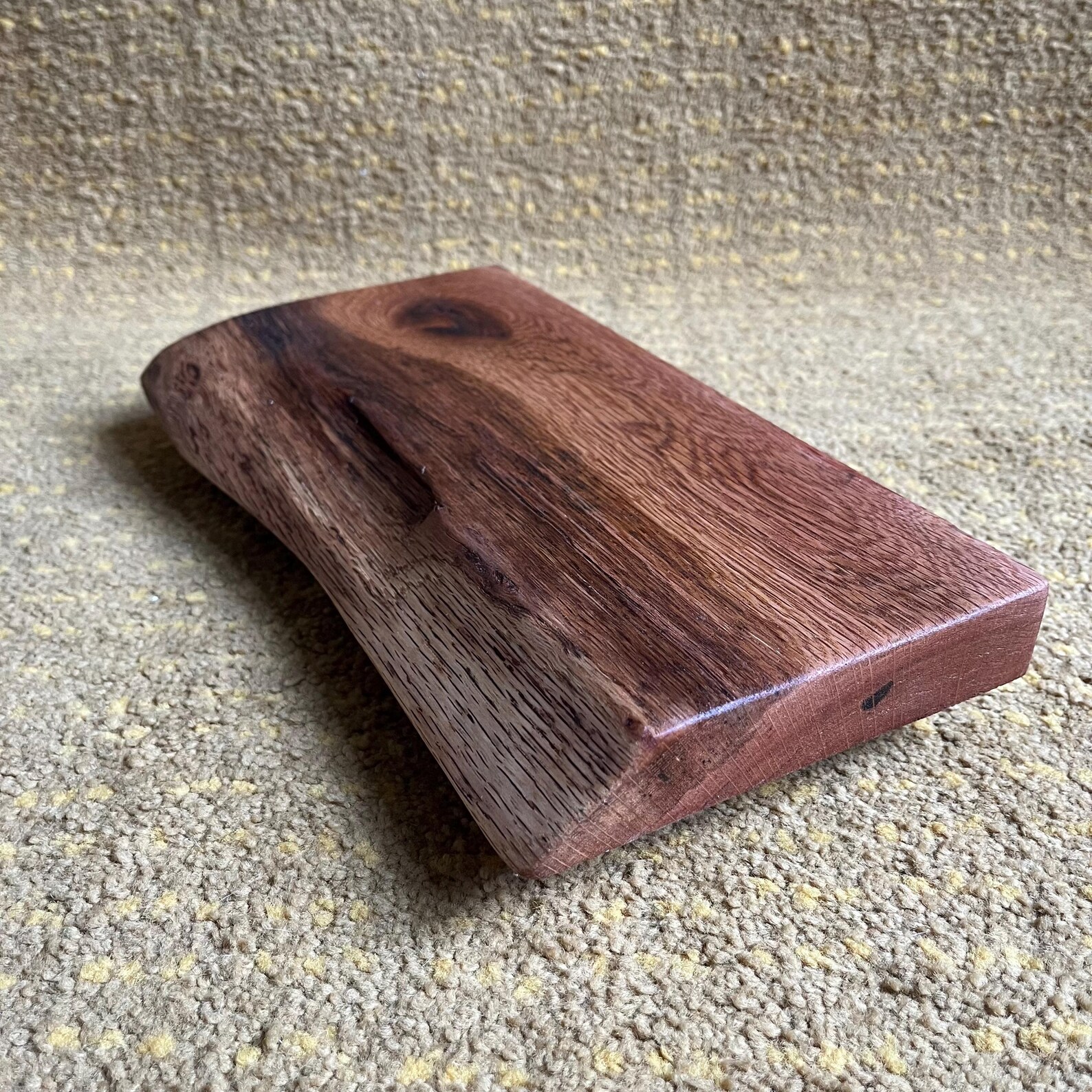 Handmade Rustic Oak Riser Stand - Natural Wood Display Shelf for ...