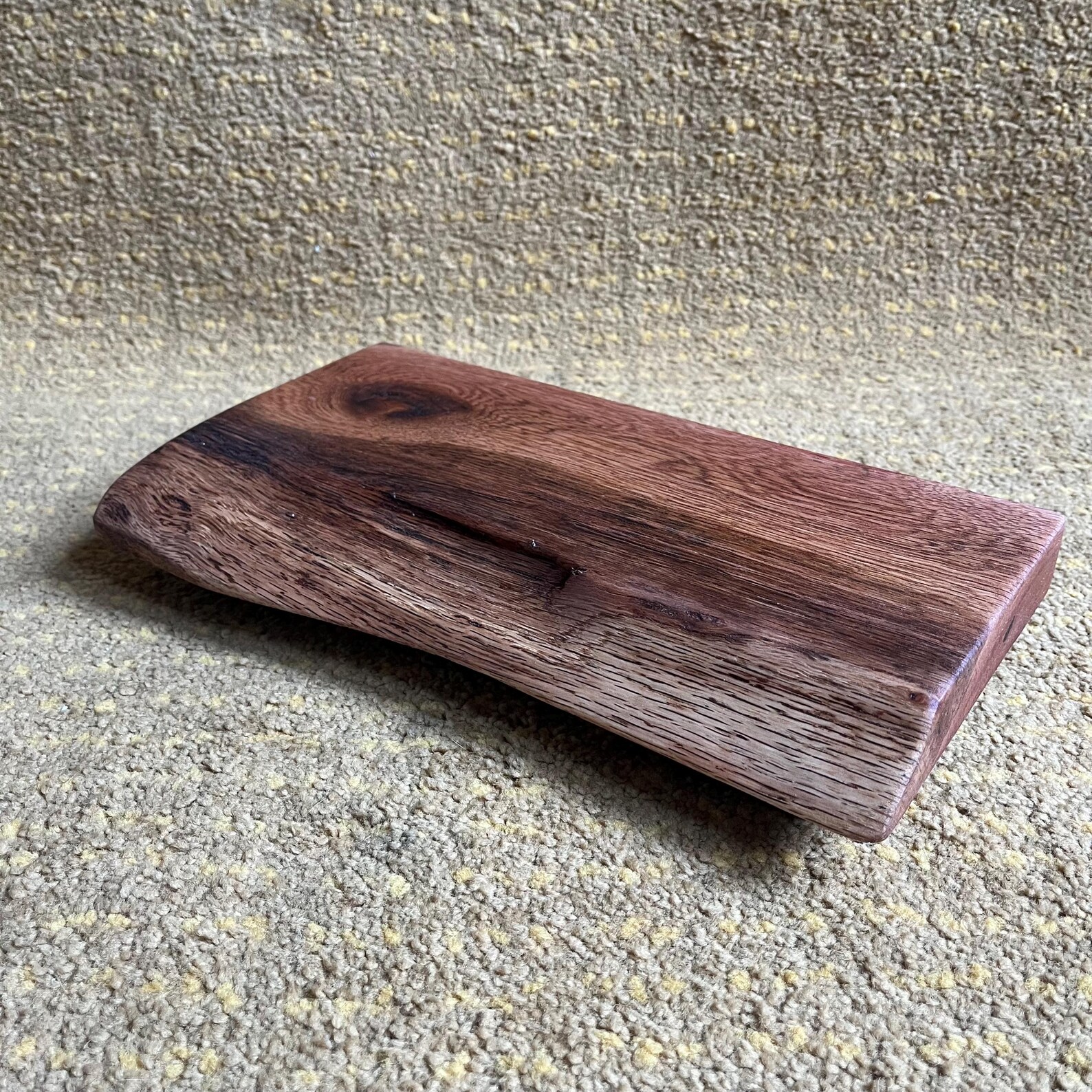 Handmade Rustic Oak Riser Stand - Natural Wood Display Shelf for ...