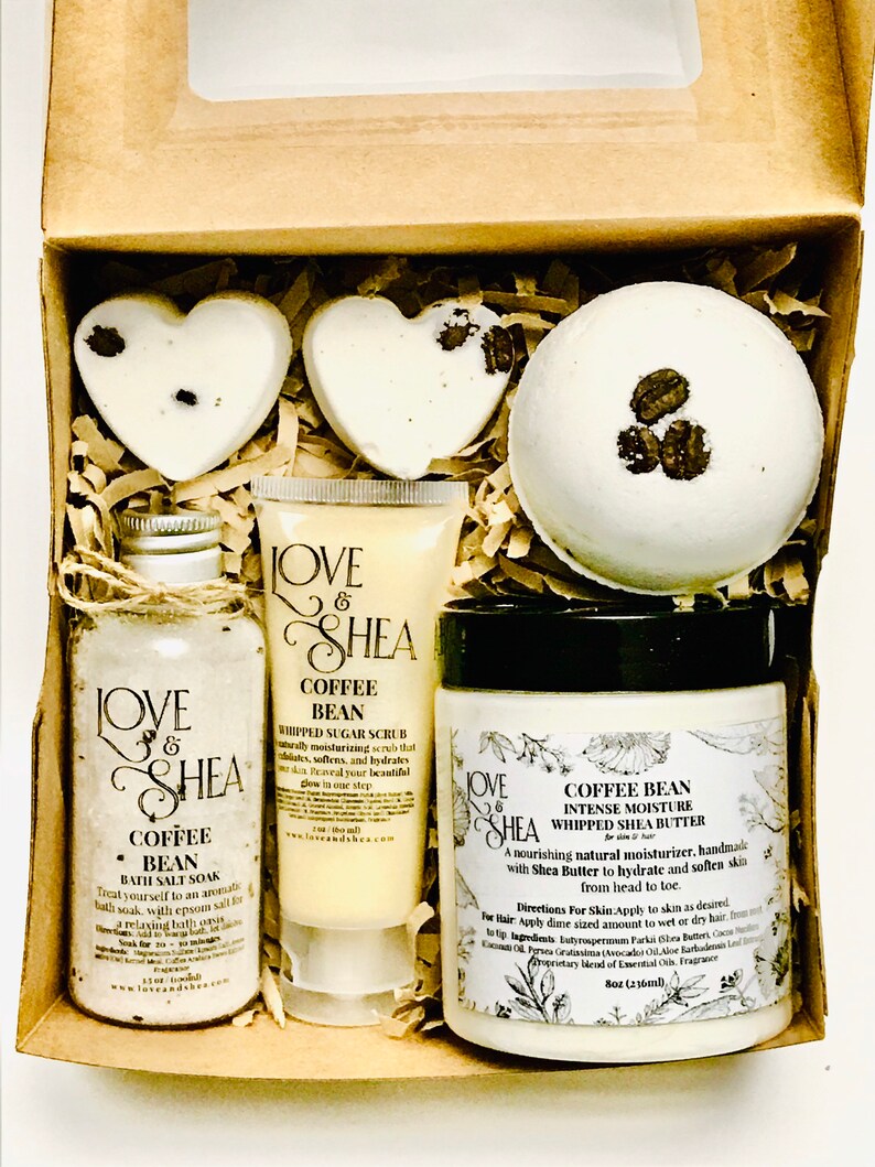 Luxury Coffee Gift Box Bath Gift Set Coffer Lover