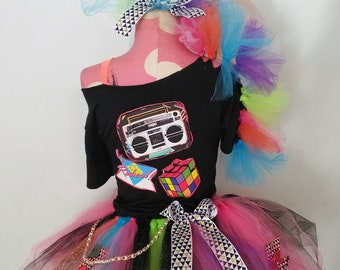 Tutu Set with lights - 80's Theme
