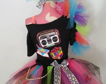 80s outfit with tutu