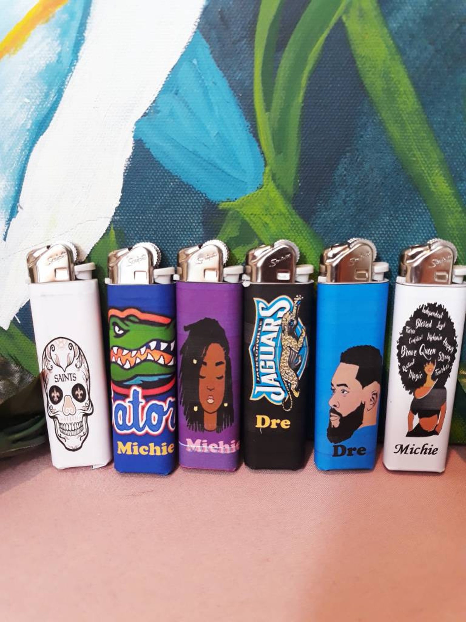 Cute Personalized Lighters W/name. Great Gift for Any Etsy