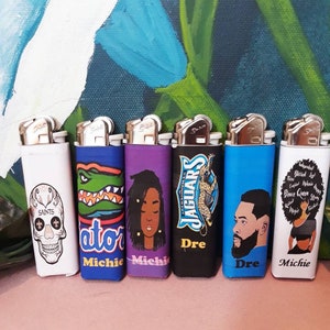 Cute Personalized lighters w/name. Great gift for any occasion./Note#Each lighter is sold individually.