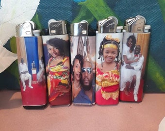 Cute Personalized lighters w/pictures. Great gift for any occasion. Note#Each lighter is sold individually