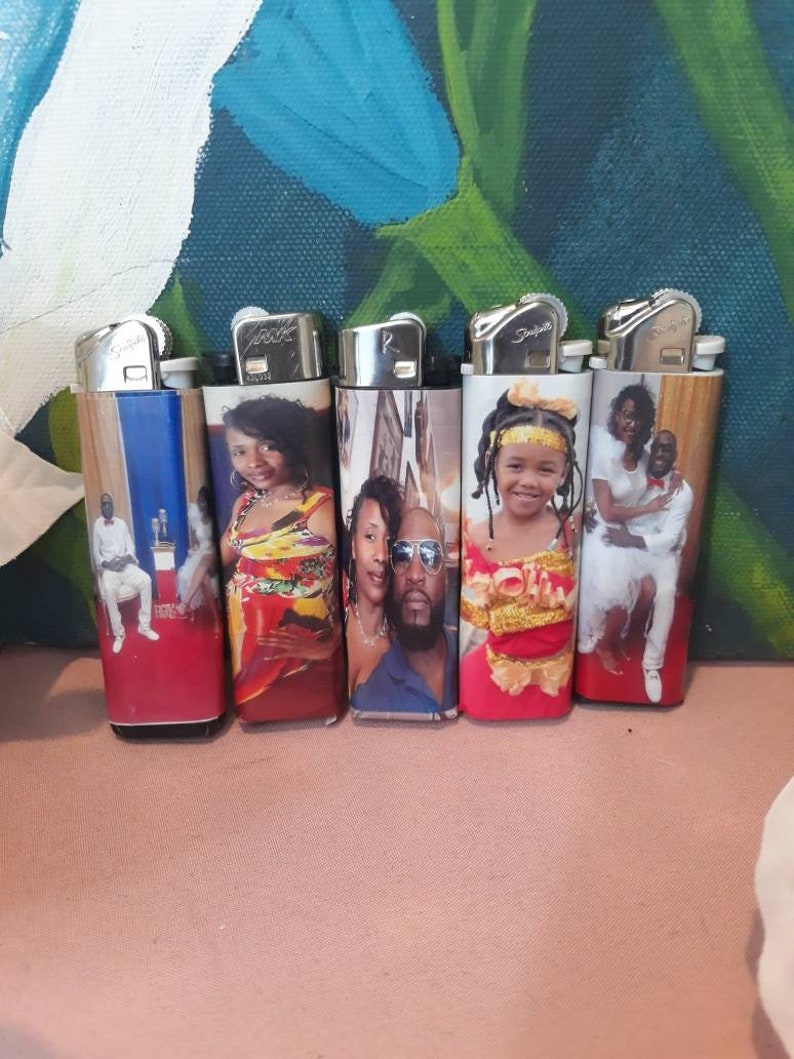 Cute Personalized lighters w/pictures. Great gift for any occasion. Note#Each lighter is sold individually 