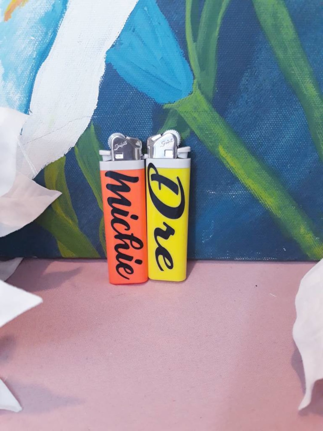 Cute Personalized Lighters W/name. Great Gift for Any Etsy