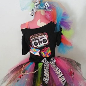 Cute Adult size 80's theme tutu set