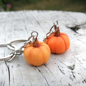 Höstpumpa nyckelring Thanksgiving-present Boho höstnyckelring Höstpresent Halloween