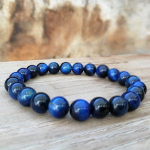 Blue Tiger Eye Bracelet