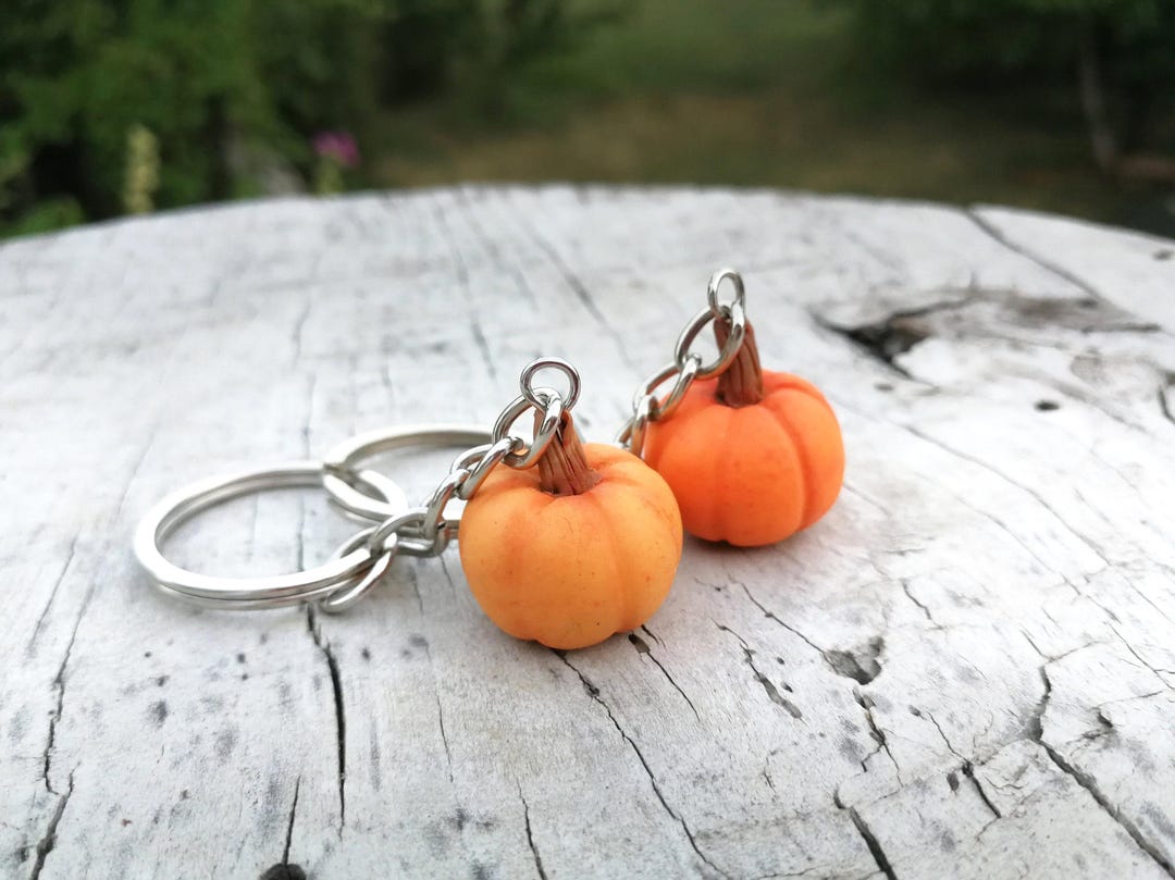 Fall Keychains Adult Fall Pumpkin Keychain Thanksgiving Gift Boho Autumn Key Chain Fall Gift ...