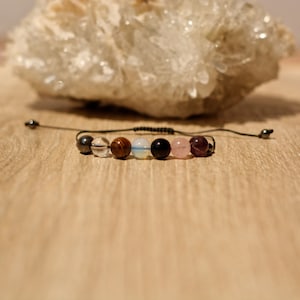 Empath Protection Bracelet, Empath Crystals, Aura Protection, Balancing Emotions, Energy Bracelet, Crystal Bracelet, Loving Energy