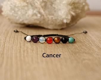 Zodiac Cristal Bracelet, Choose Your Sign Cancer, Leo, Virgo, Libra, Unisex Leo Zodiac Bracelet, Cancer Bracelet, Virgo gift, Libra Bracelet