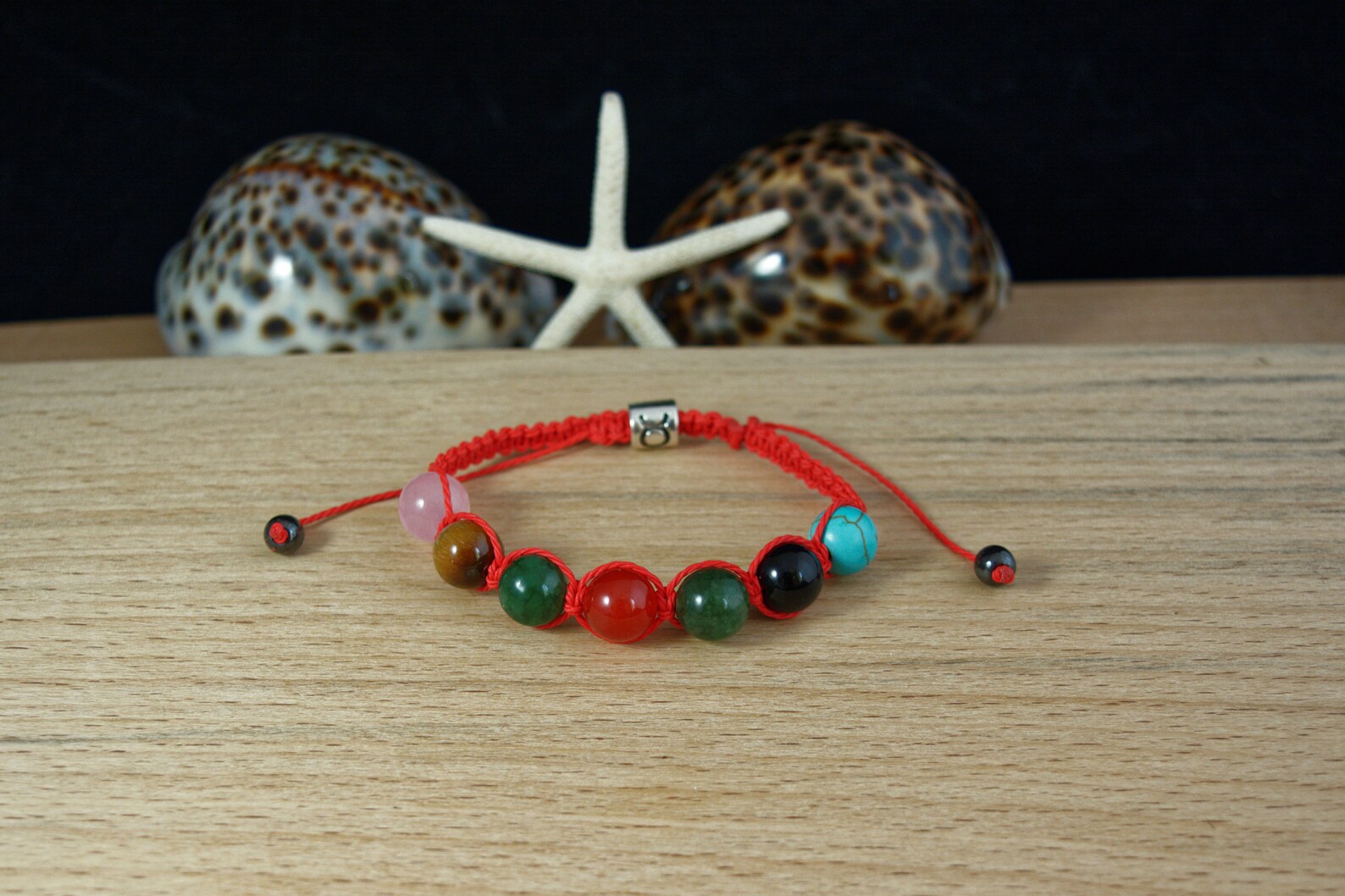 Taurus Zodiac Bracelet Taurus Zodiac Gift Onyx Bracelet Etsy