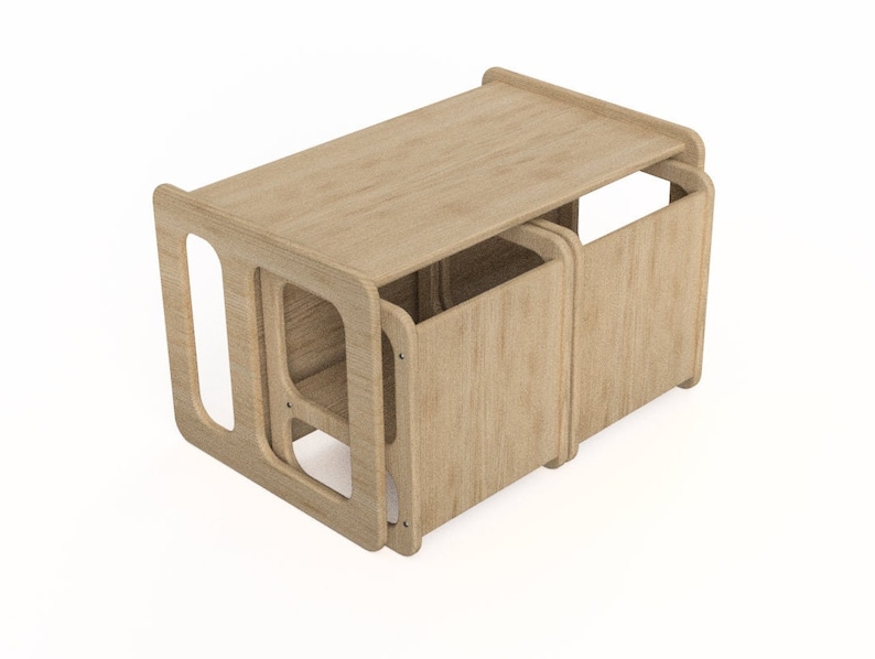 Montessori Table and Chairs - Digital Plans image 1