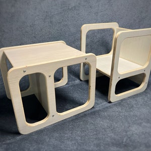 Montessori Table and Chairs - Digital Plans image 6