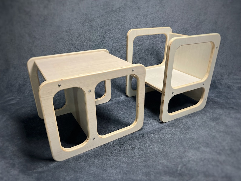Montessori Table and Chairs - Digital Plans image 6