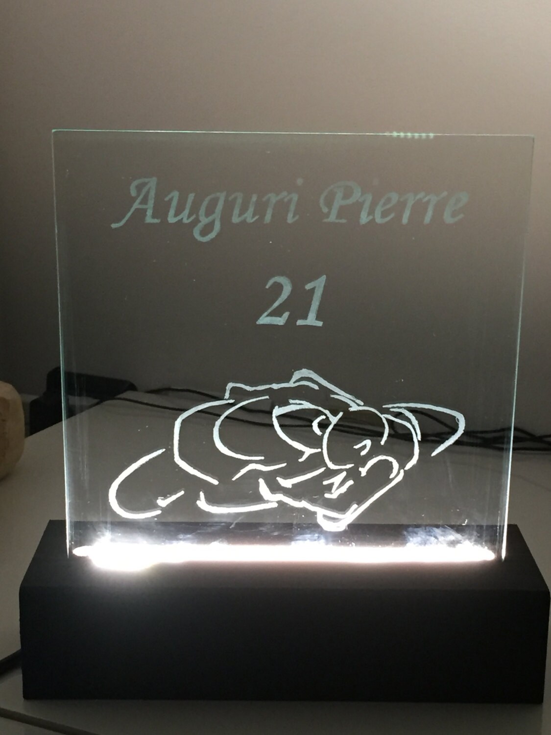 Customizable LED lamp Gift Idea Etsy